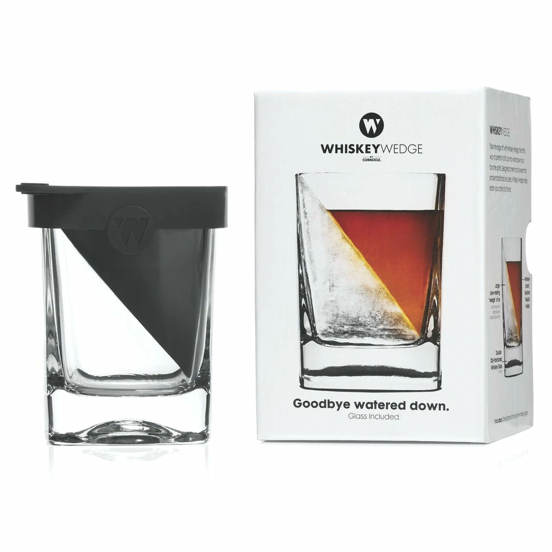 Promo π₯ Corkcicle Whiskey Wedge Double Old Fashioned Glass Bar Glassware β 2 Corkcicle Whiskey Wedge Double Old Fashioned Glass Bar Glassware