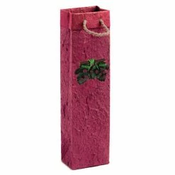 True Fabrications Crush 1-Bottle Wine Bag - Set Of 5