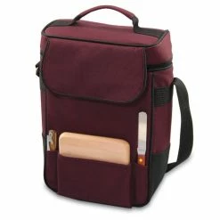 Picnic Plus Wine Carry Bags Picnic Time Duet - Burgundy