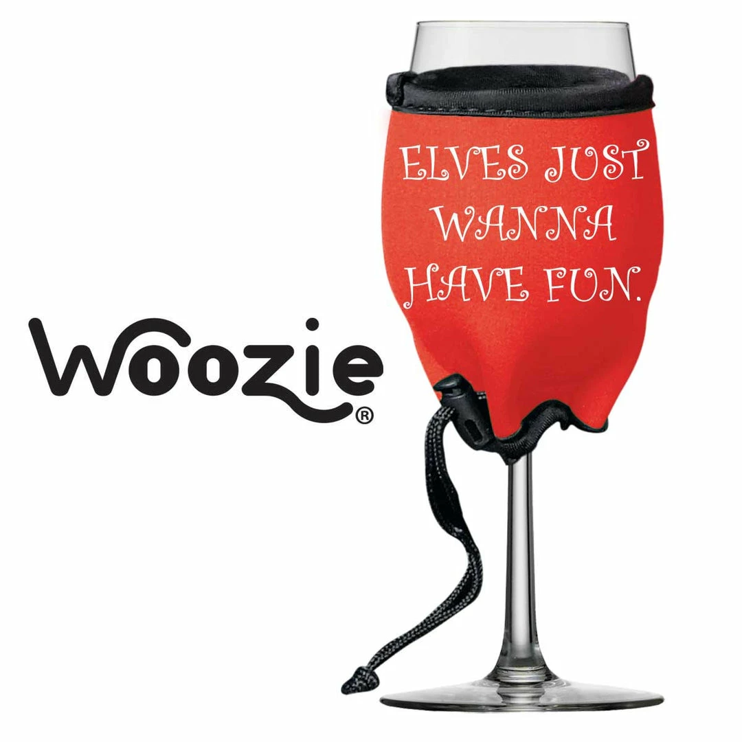 Promo π Wine Woozie Wine Glass Accessories Woozie Holiday, Elves Just Want To Have Fun β 1 Wine Woozie Wine Glass Accessories Woozie Holiday, Elves Just Want To Have Fun