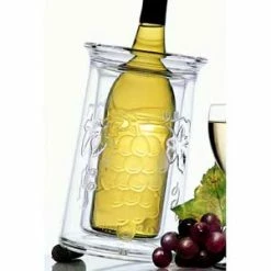 Other Embossed Grape Acrylic Iceless Wine Cooler Champagne Buckets/Wine Chillers