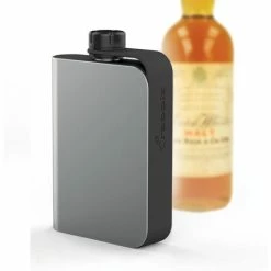 Metrokane Rabbit Tethered Hip Flask, 6 Oz. Flasks
