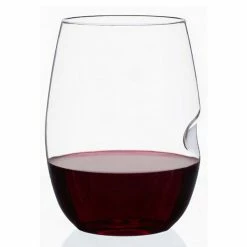 GoVino Top Rack Series Shatterproof Stemless Glasses, Dishwasher Safe, Set Of 4