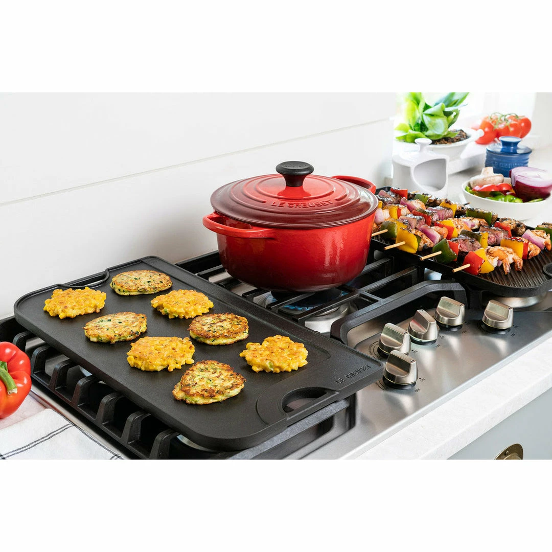 Cheapest 𧨠Le Creuset Giant Reversible Grill / Griddle π 2 Le Creuset Giant Reversible Grill / Griddle