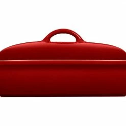 Le Creuset 4 Quart Heritage Covered Rectangular Stoneware Casserole Le Creuset Bakeware