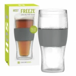 True Fabrications Acrylic Glassware True Host Freeze Cooling Beer Pint Glass