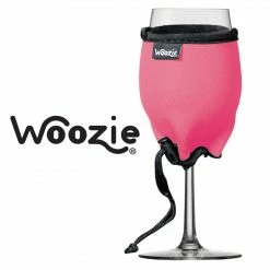 Wine Glass Accessories The Wine Woozie - Hot Pink