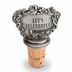 Epic Products Let's Celebrate! Bottle Stopper Wine Bottle Stoppers