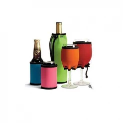 Outlet π Wine Woozie Wine Carry Bags The Wine Bottle Woozie - Lime Green β¨ 7 Wine Woozie Wine Carry Bags The Wine Bottle Woozie - Lime Green