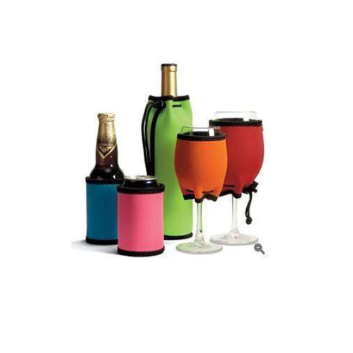 Outlet π Wine Woozie Wine Carry Bags The Wine Bottle Woozie - Lime Green β¨ 3 Wine Woozie Wine Carry Bags The Wine Bottle Woozie - Lime Green