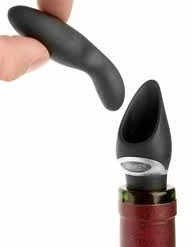 Brand new π Wine Bottle Stoppers Metrokane Velvet Wine Pourer With Stopper π 7 Wine Bottle Stoppers Metrokane Velvet Wine Pourer With Stopper