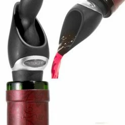 Wine Bottle Stoppers Metrokane Velvet Wine Pourer With Stopper