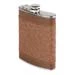 Flasks Oenophilia Brown Ostrich Flask - 8 Oz