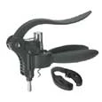Oggi Wine Bottle Lever Corkscrew - Black
