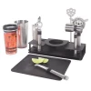 Oggi 10 Piece Bar Set With Rectangular Stand Bar/Cocktail Sets