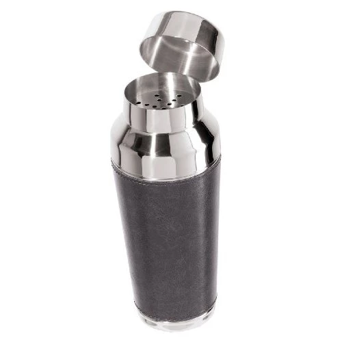 Best Pirce 🧨 Oggi Faux Leather & S/S Cocktail Shaker 🤩 1 Oggi Faux Leather & S/S Cocktail Shaker