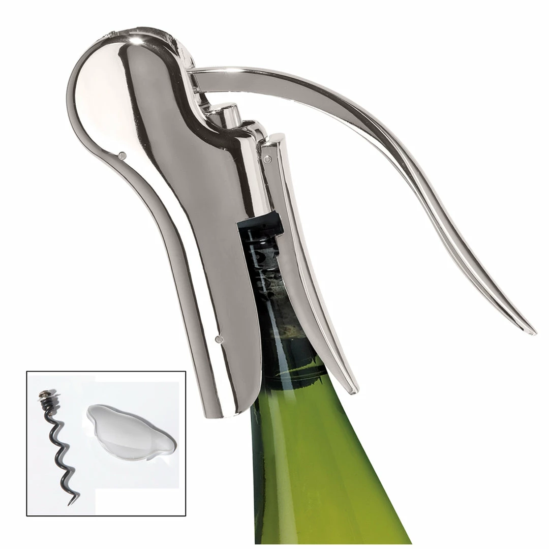Best Sale ✨ Lever Model Corkscrews Oggi Nautilus Corkscrew - Chrome ⭐ 1 Lever Model Corkscrews Oggi Nautilus Corkscrew - Chrome