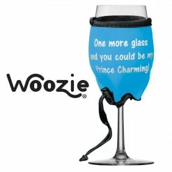 Wine Woozie Woozie, One More Glass & You Could Be My Prince Wine Glass Accessories