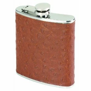 Hot Sale π Flasks Oenophilia Brown Ostrich Flask - 6 Oz π 1 Flasks Oenophilia Brown Ostrich Flask - 6 Oz