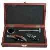 Pampered Grape Four Piece Deluxe Wine Set Waiter Style Corkscrews