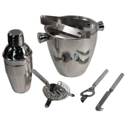 Best Sale ✔️ Pampered Grape 6pcs Stainless Steel Bar Set ✨ 5 Pampered Grape 6pcs Stainless Steel Bar Set