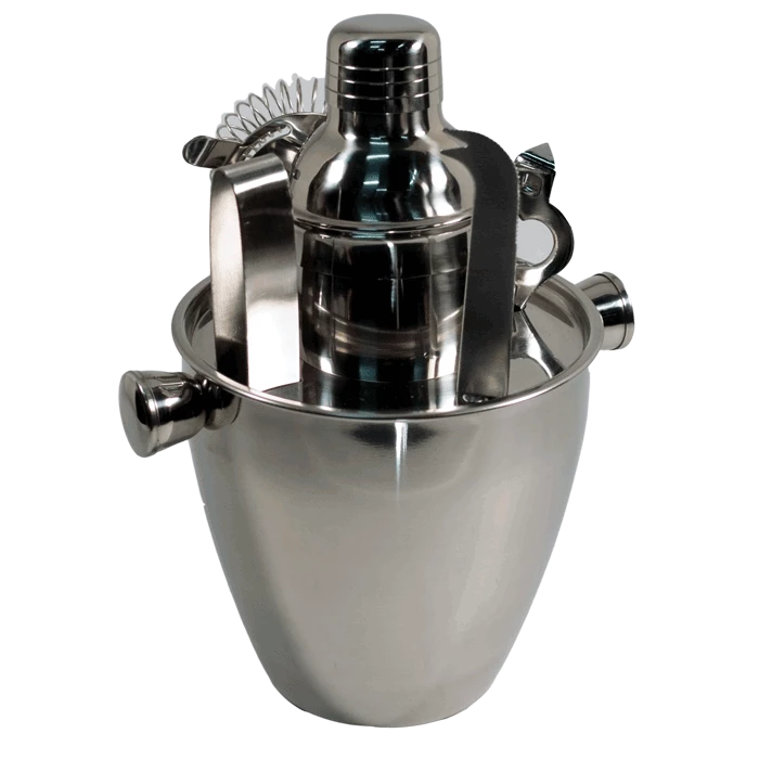 Best Sale ✔️ Pampered Grape 6pcs Stainless Steel Bar Set ✨ 1 Pampered Grape 6pcs Stainless Steel Bar Set