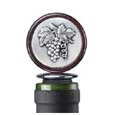 Other Pewter Grapes Medallion Wine Bottle Stoppers