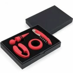 Picnic Plus Picnic Time Metro Wine Tools - Red Waiter Style Corkscrews