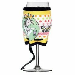 Wine Woozie Wine Glass Accessories Woozie Signature Emerson, Birthday Queen