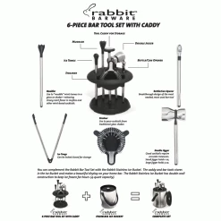Coupon π Metrokane Rabbit Bar Tool Set 𧨠6 Metrokane Rabbit Bar Tool Set