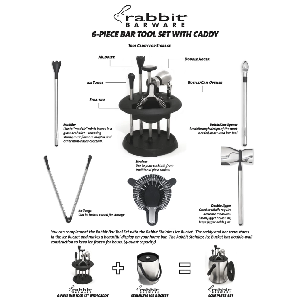 Coupon π Metrokane Rabbit Bar Tool Set 𧨠3 Metrokane Rabbit Bar Tool Set