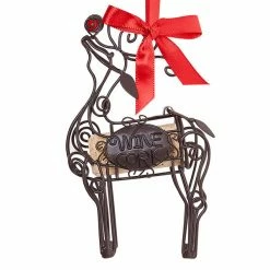Epic Products Reindeer Cork Cage Bottle Ornament Cork Presentation
