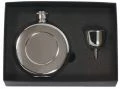 Other Flasks Round Pocket Stainless Steel Flask Set - 4.5 Oz