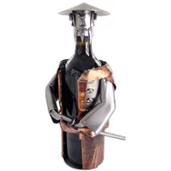 H&K Sculpture Samurai Wine Caddy