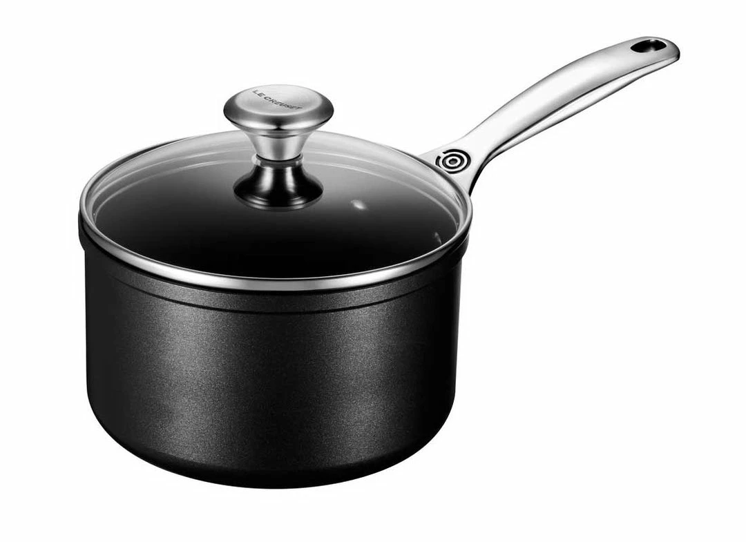Best Sale π Le Creuset Saucepans Le Creuset 2 Quart Toughened Nonstick Pro Saucepan W/Glass Lid π 1 Le Creuset Saucepans Le Creuset 2 Quart Toughened Nonstick Pro Saucepan W/Glass Lid