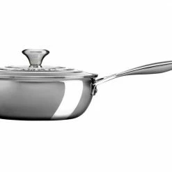 Le Creuset 3.5 Quart Stainless Steel Saucier Pan Le Creuset Saucepans
