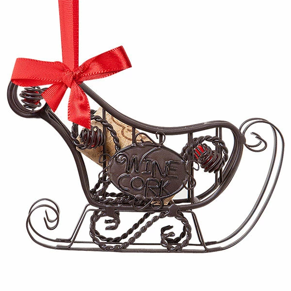 Outlet ✔️ Epic Products Cork Presentation Sleigh Cork Cage Bottle Ornament ✨ 1 Epic Products Cork Presentation Sleigh Cork Cage Bottle Ornament