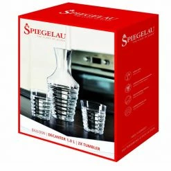 Spiegelau Balloon Decanter And Tumbler Set Spiegelau Classic Bar Glasses
