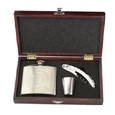 Flasks Pampered Grape Stainless Steel Flask Personal Gift Set - 5 Oz