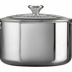 Le Creuset Stockpots & Tea Kettles Le Creuset 7 Quart Stainless Steel Stockpot