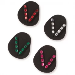 CorkPops Wine Glass Accessories Steppin' Out Flip Flop Coasters - Set Of 4
