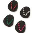 CorkPops Wine Glass Accessories Steppin' Out Flip Flop Coasters - Set Of 4