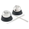 Wine Soiree Whisky Rocks/Ice Molds/Ice Spheres Tilt Chilling Spheres (2 Pack W Bases)