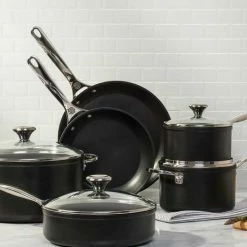Le Creuset Toughened Nonstick Pro 10 Piece Cookware Set