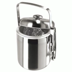 Champagne Buckets/Wine Chillers Oggi Galaxy S/S Satin Mirror Ice Bucket