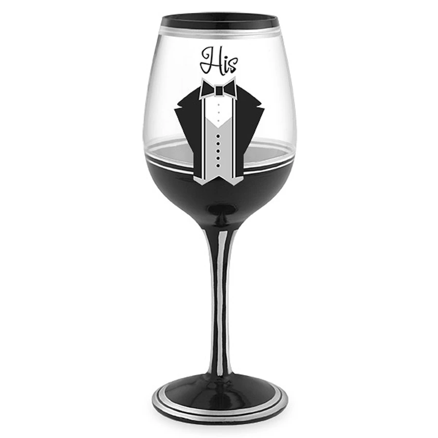 Best Pirce 🔥 Epic Products Decorated Painted Glassware His Hand-Decorated Wine Glass ✔️ 1 Epic Products Decorated Painted Glassware His Hand-Decorated Wine Glass