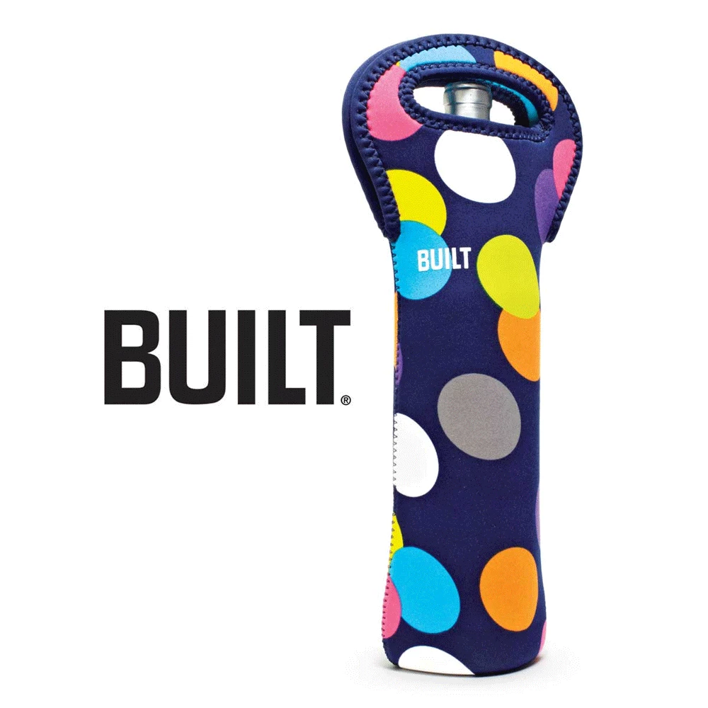 Best Pirce π Built NY Single Wine Bottle Carrier Scatter Dot Wine Carry Bags π₯° 1 Built NY Single Wine Bottle Carrier Scatter Dot Wine Carry Bags