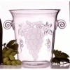 Other Champagne Buckets/Wine Chillers Acrylic Embossed Grape Wine Bucket