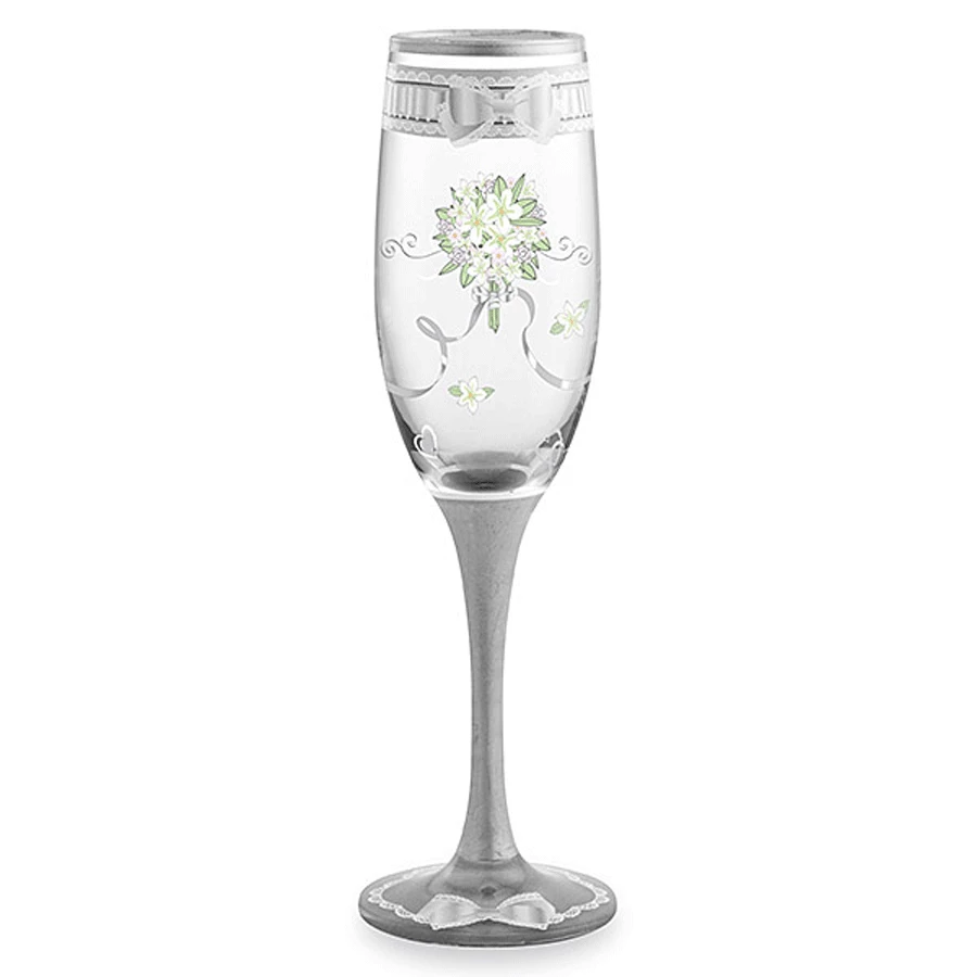 Wholesale π Epic Products Something New Bridal Hand-Decorated Champagne Flute Decorated Painted Glassware π 1 Epic Products Something New Bridal Hand-Decorated Champagne Flute Decorated Painted Glassware
