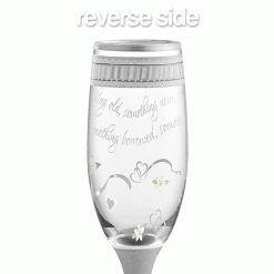 Wholesale π Epic Products Something New Bridal Hand-Decorated Champagne Flute Decorated Painted Glassware π 5 Epic Products Something New Bridal Hand-Decorated Champagne Flute Decorated Painted Glassware